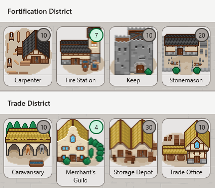 New districts